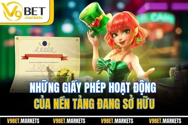 Những giấy phép hoạt động của nền tảng đang sở hữu Những giấy phép hoạt động của nền tảng đang sở hữu
